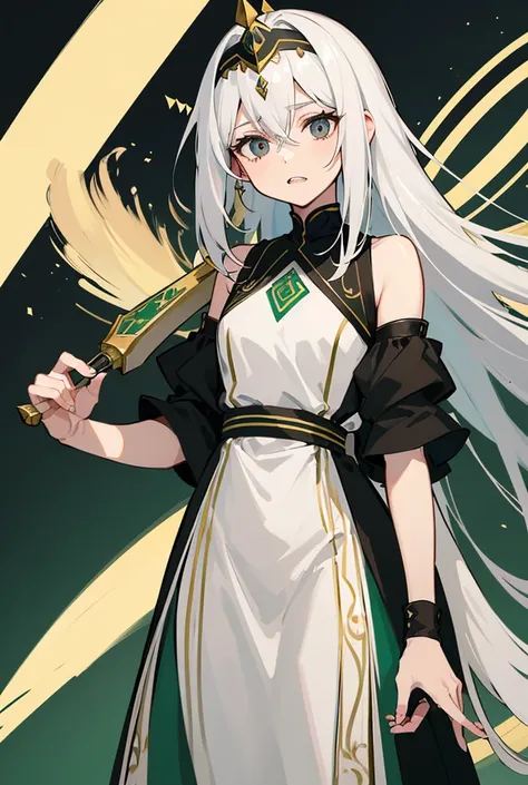 (zuzki)
(female)
(polearm)
(dendro)
(mostly quiet most of the time)
(sumeru)
(sharp teeth )
(Windsor tan)
white hair with dark green stripes 
black eyes
enfp
research
Aroace + bi