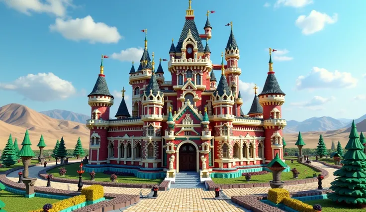 lego block palace, No People, real photo