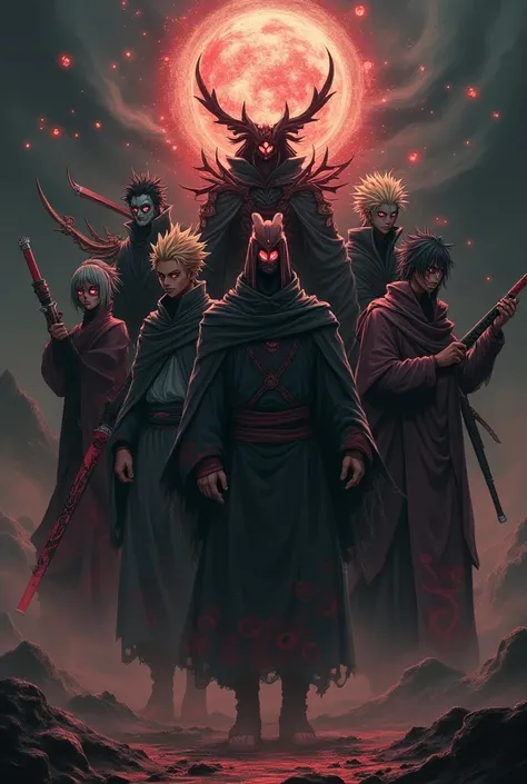 Recreate the 6 Paths of Pain from the Naruto series