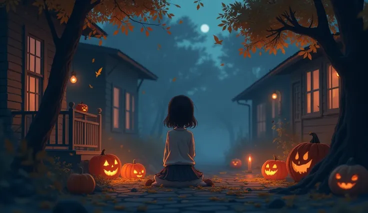 Anime Halloween ambient lofi