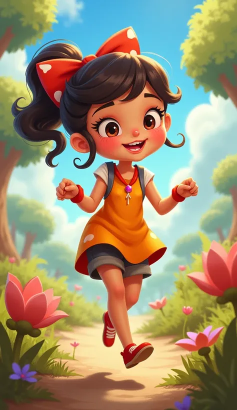 Female cartoon character 