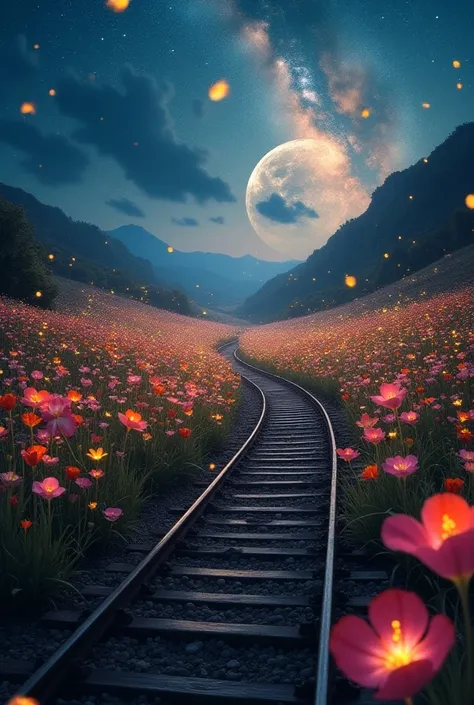 The Collapsing Star Dome Railroad Fireflies in the Sea of Flowers