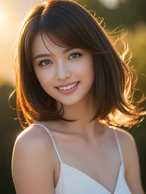 ((White Wine)),((Wine Glasses)),(Realistic, 超Realistic:1.4), 16K HDR,  High Resolution ,((White Wine)),((Wine Glasses)),Happy smile、short hair,The best smile、Japanese actress, so beautiful(It looks like the real thing),dress、Slim couple、Model Couple、(Reali...