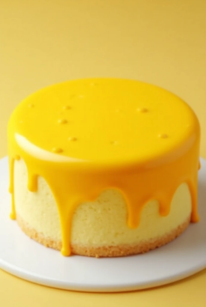 Yellow color cake