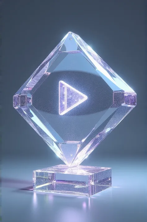 Creative youtube diamond play button