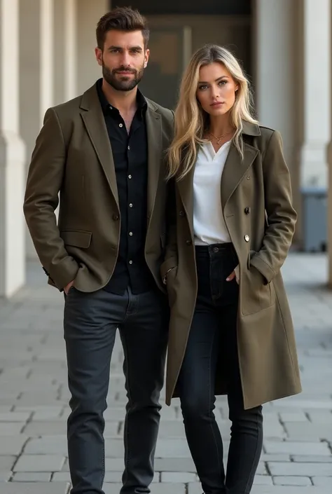 Cool couple 
