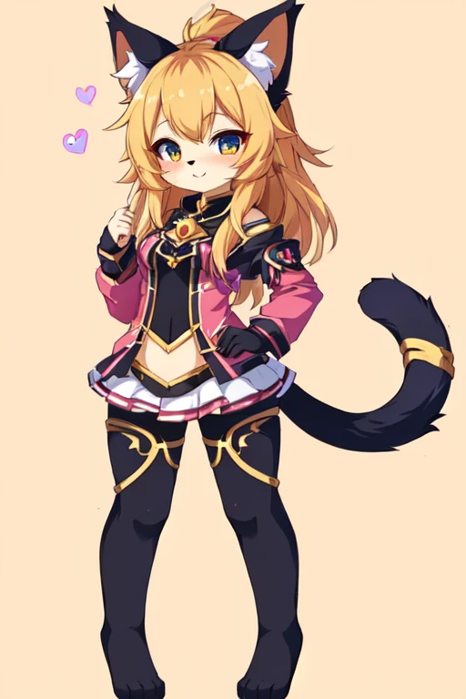 anime character of a cat girl with a cat tail and a cat head, anime catgirl, female furry mini cute style, cute anime catgirl, kemono, attractive cat girl, beautiful anime catgirl, catgirl, anime full body illustration, senna from league of legends, very b...