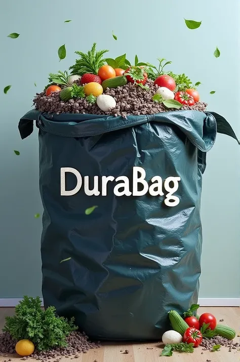 Durabag is a short term for durable trash bag. Its materials
are latex for durability, and polyethylene sheets on the inside layer to double its
durability. This product is made for heavy waste and can hold 6-10 pounds of
garbage. has “durabag” lettering