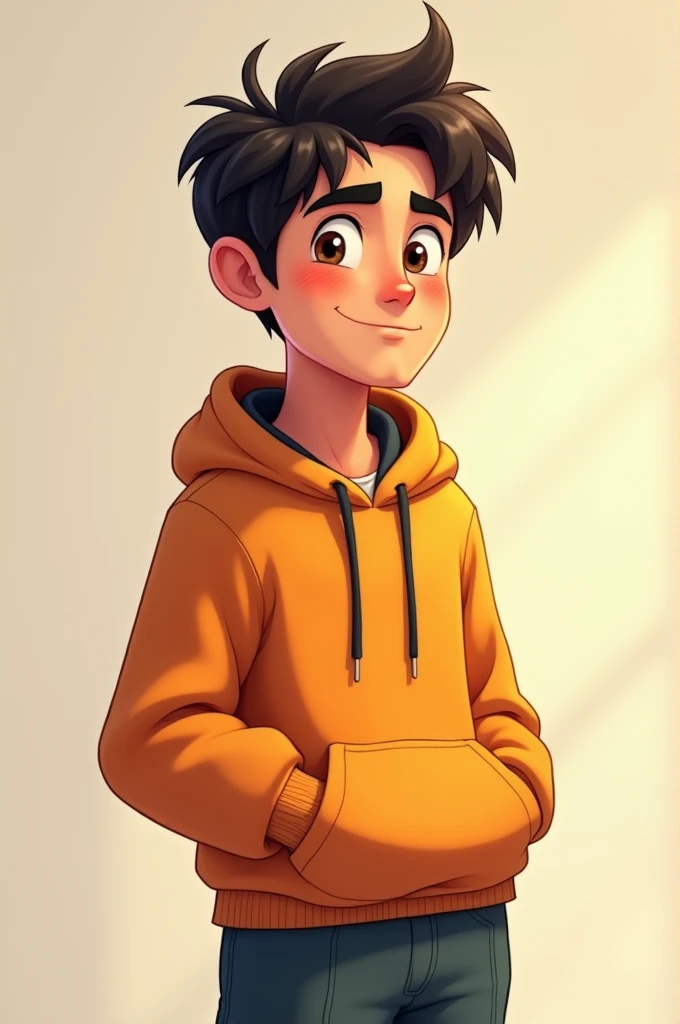 Nikhil – A 23-year-old man with slightly messy hair, a clean-shaven face, and a slightly chubby physique. He wears a hoodie and track pants. He has a sleepy, laid-back vibe and is usually seen with an innocent smile.2d.3d.animetion