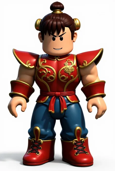 A roblox skin of Chun Li of street fighter