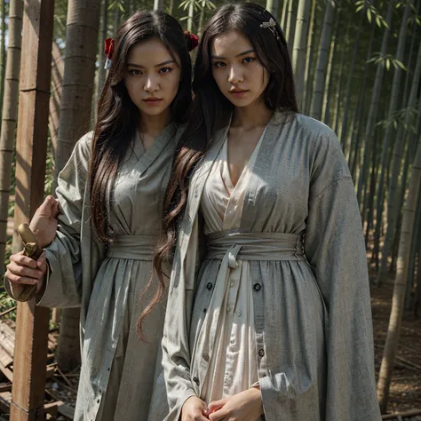 (dramatic, gritty, intense:1.4), masterpiece, best quality, 8k, insane details, intricate details, hyperdetailed, hyper quality, high detail, ultra detailed, Masterpiece, 1girl, solo, hanfu, dress, red ribbon, jewelry, wind, long sleeves, long hair, hair o...