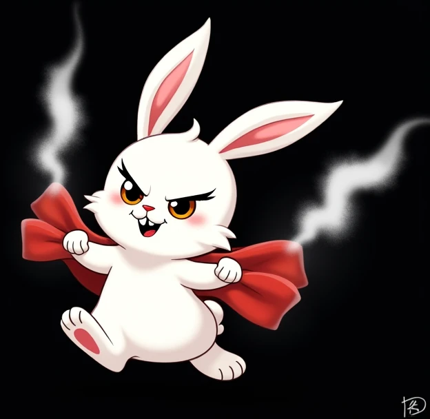 Sassy white bunny 