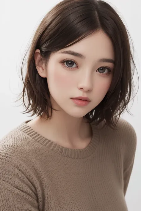 (Representative works:1.3)、(8K、photorealistic、RAW photo、Highest image quality:1.4)、(30 year old mature woman)、beautiful face、(realistic face)、(dark brown hair、short hair:1.3)、beautiful hairstyle、realistic dark brown eyes、beautiful detailed eyes、(realistic ...