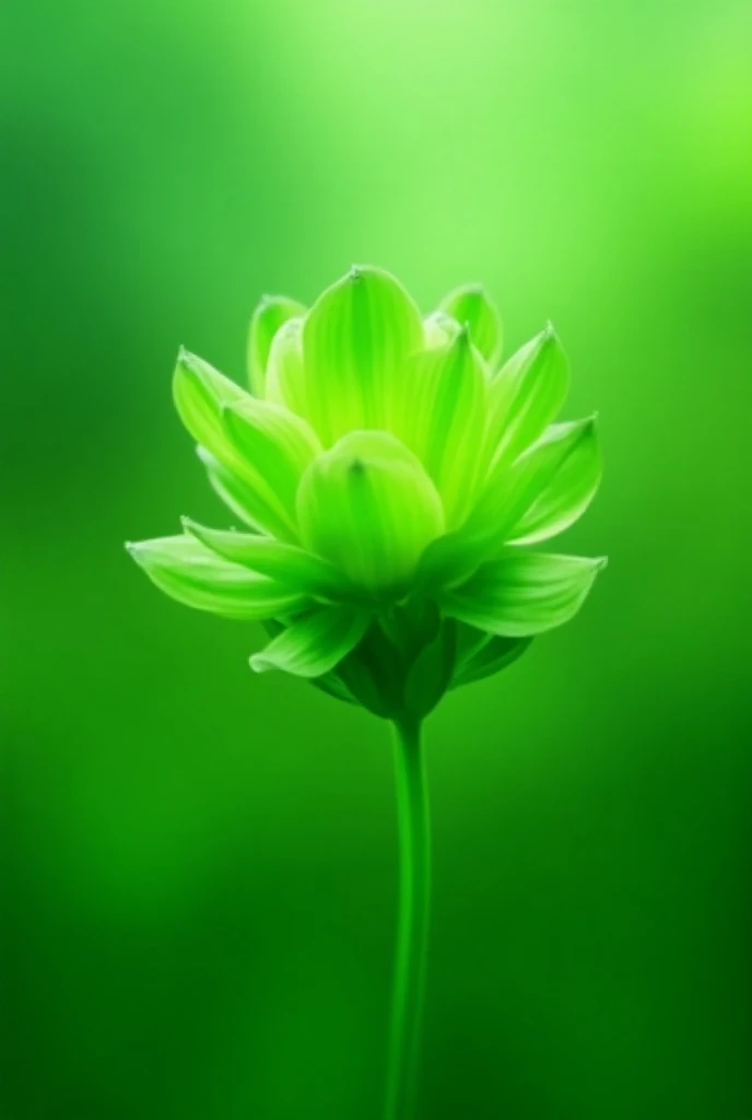 green flower