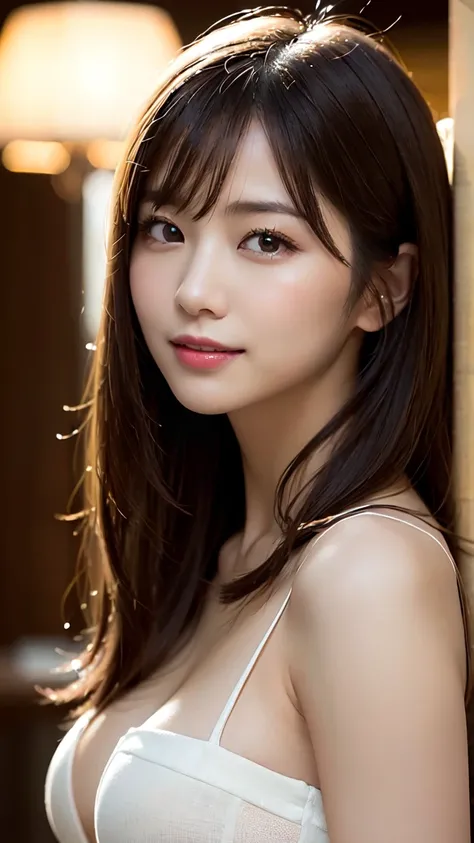  (japan:1.1) (young woman:1.1), long hair, medium breast, wearing a naked, (light smile), (detailed skin:1.1), (bach background) (best quality,4k,8k,highres,masterpiece:1.2), (ultra-detailed), (realistic,photorealistic,photo-realistic:1.37), HDR, UHD, stud...