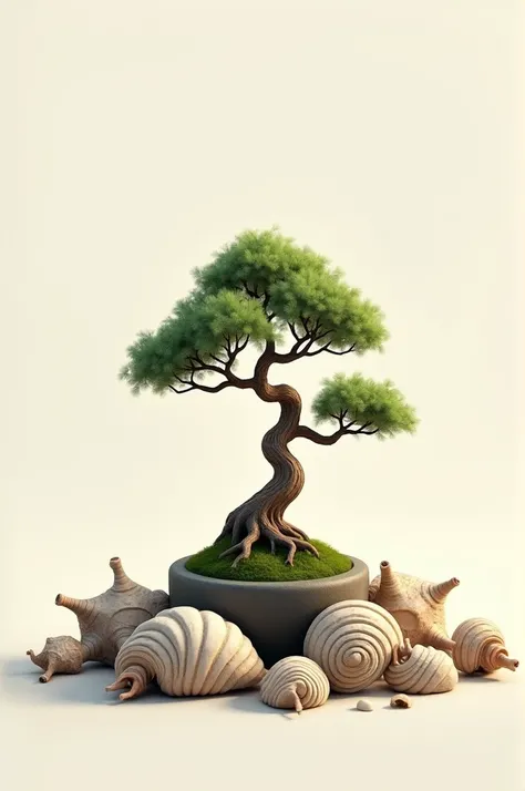 Bonsai and shells