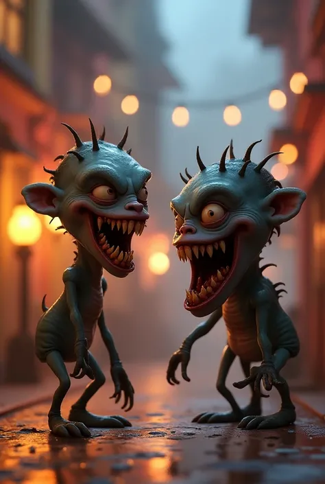 Do 2 khofnak chulay
3d animation Disney inspired funny horrible image 