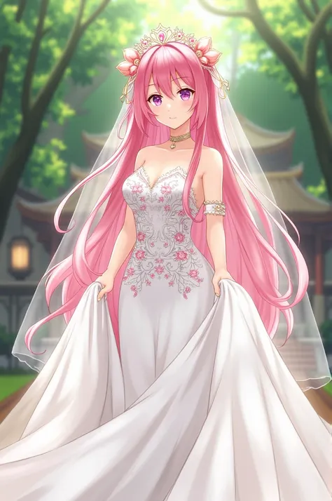 Mitsuri at wedding dress 