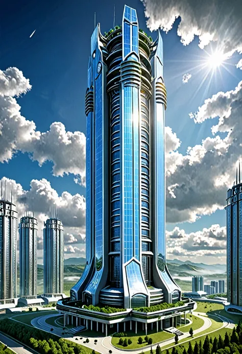 In The Gleaming Tower Of Neo Gracemeria, a Futiristic Rendition Of Estovakian-Emmeria Kingdom, Every A skyscrapper is not just Symbol of  wisdom and Unity but this also Living Hub of Harmony Humanity. A Electric Power Facility with Nuclear and Geothermal E...