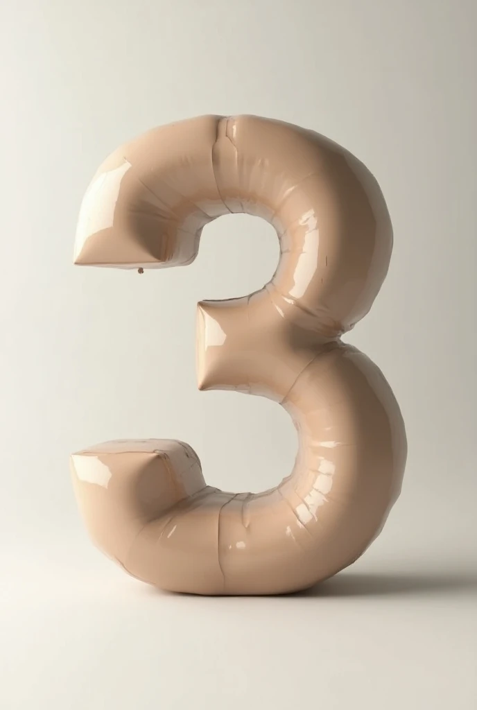 A birthday number in the shape of a chair 