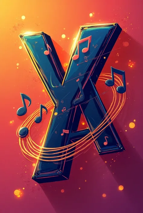 Musical logo with the letters Y and A