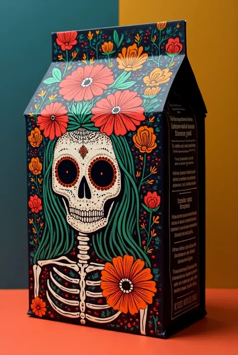 Redesign of Starbucks packaging based on the Day of the Dead (Ecuador) holiday, while respecting its graphic line 