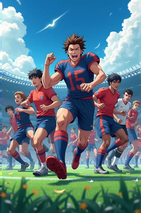 11-person football team
Anime