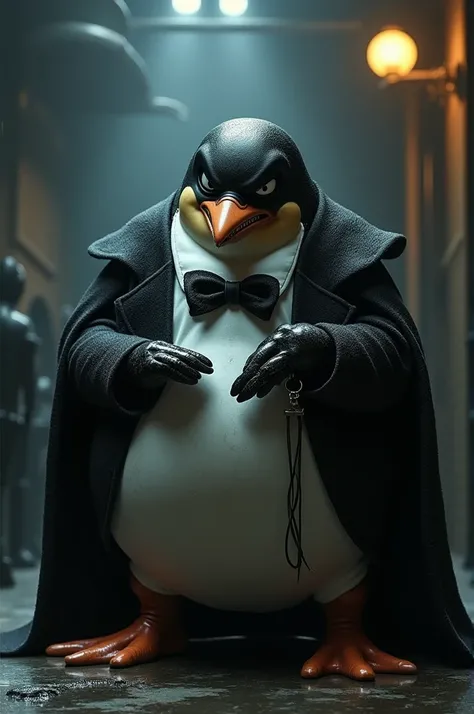 penguin, Batman villain waxing 