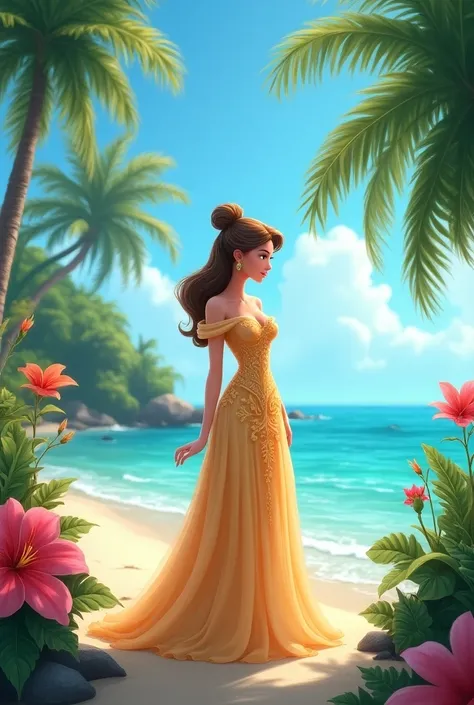 Princesse Disney sur une île 