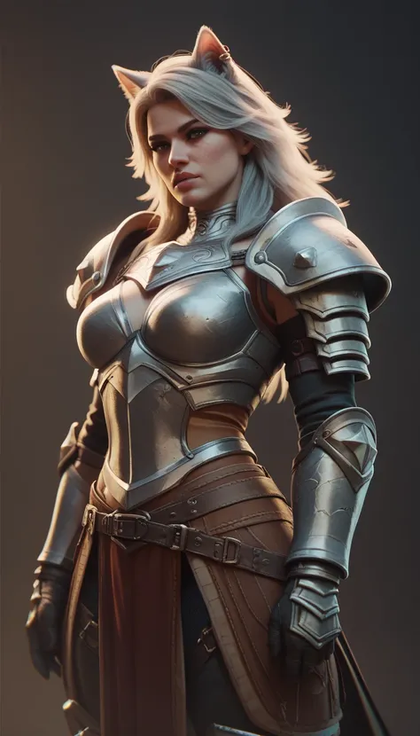 Wolf Woman in Armor on Earth