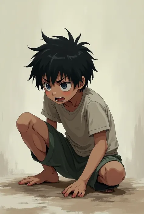  Anime A desperate boy on a knee, by typing the only anime| 