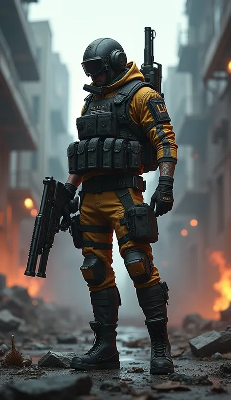 A profile picture of free fire 
