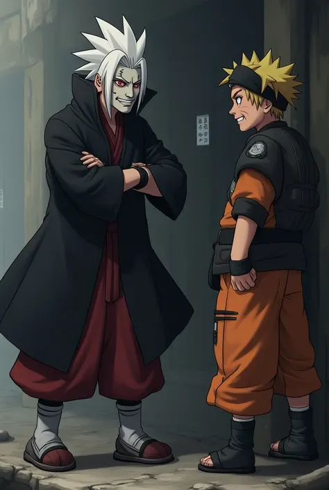 Naruto,(( best quality )), ((masterpiece)), ( Details), 1 Orochimaru , cool pose, Fearless Smile 