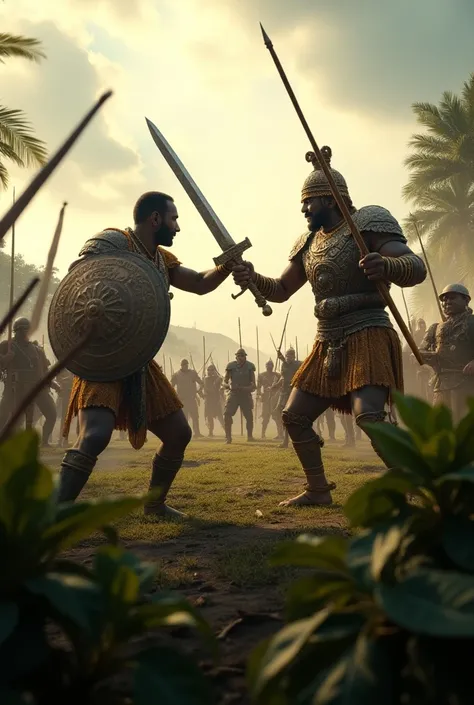 Srilankan ancient king dutigamunu and kind elara fight