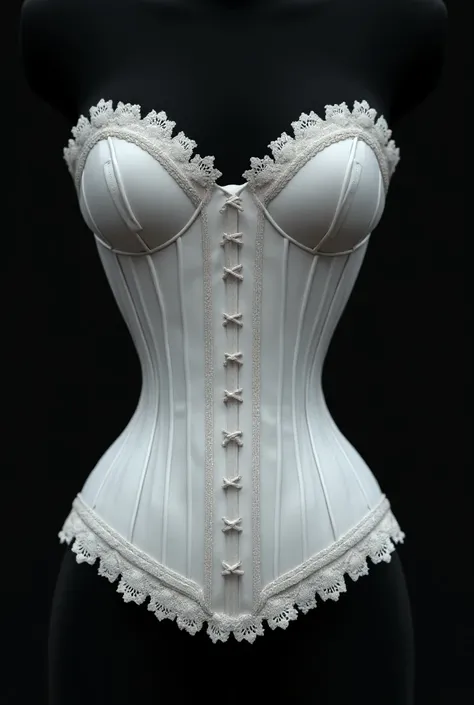 Corset gotico blanco