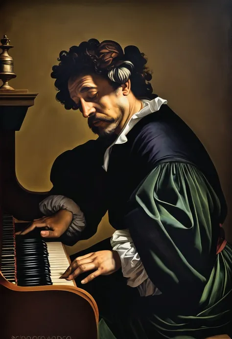 pianoman; caravaggio painting