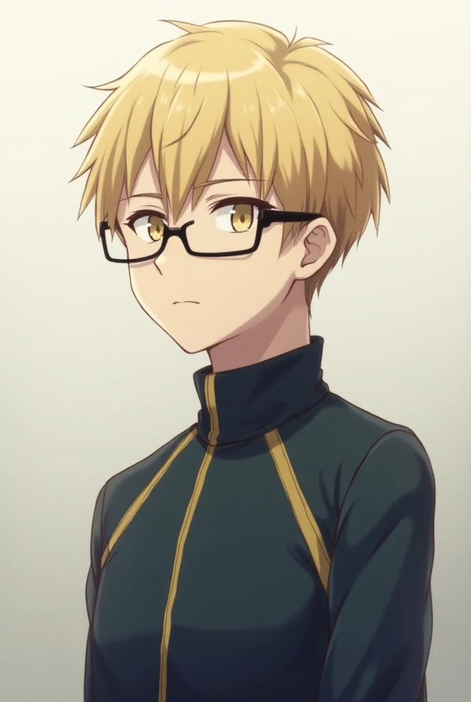 The character Tsukishima KeI from haikyuu