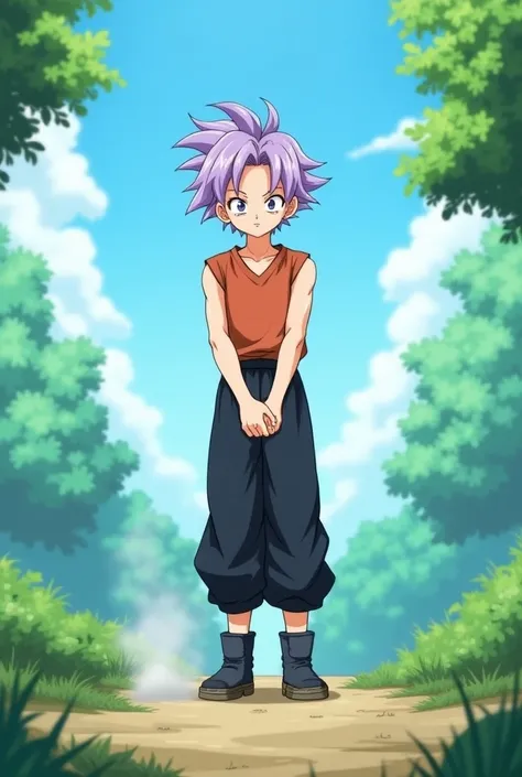 Trunks Dragon Ball peeing 