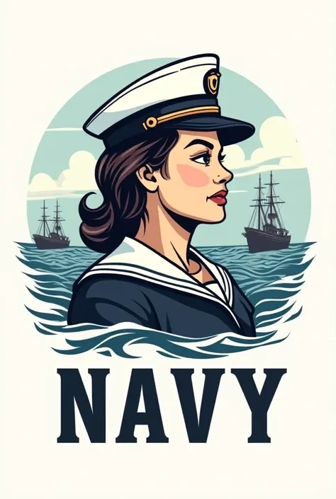 a sailor-style logo that says NAVY 