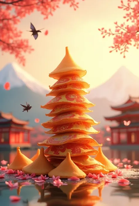 An image to promote the sale of fortune cookies at the Doragon sushi delivery