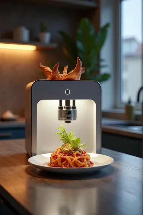 3D food printer :  To create any dish imaginable at home