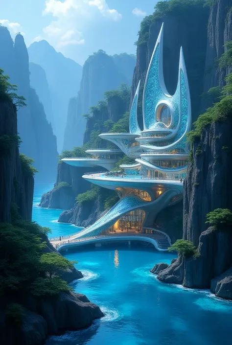 A 4-level hotel inspired by the movie Avatar the way of water