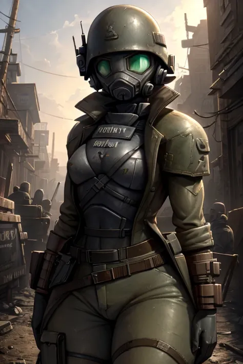 government soldier ,  from a post-apocalyptic world