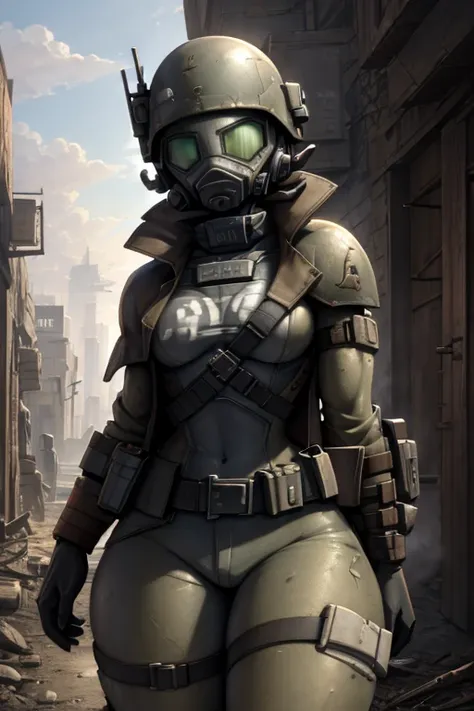 government soldier ,  from a post-apocalyptic world