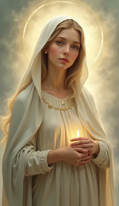 The gentle and beautiful Blessed Virgin Mary