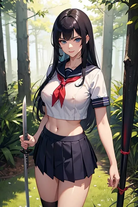 最High image quality, masterpiece, 4K, High image quality,  super high definition, Highest level of detail, CG drawing（ one cool adult seductive woman、）Hair、Black Hair、It has a glossy finish.。 Hairstyle、With long hair、 straight。  split bangs （The sideburns ...