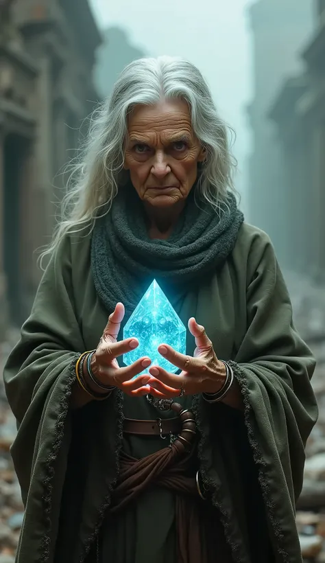 With a firm decision, Lyra withdrew the crystal key and held the Infinity Crystal in her hands.. "I'm not your owner", whisper, "and I will not allow you to destroy what is left of this world." She is old