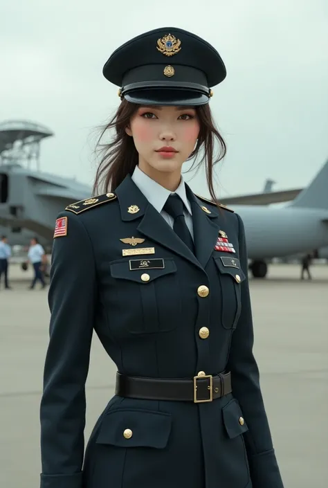 (masterpiece,  best quality), (8K Ultra HD,   super high resolution), South Koreas Sexy Female Soldiers , ULTIMATE BEAUTIFUL FACE , A beautiful girl with a bleak white face without a hint of blood ，ULTIMATE NATURAL SKIN ,  super realistic，Wearing green mil...