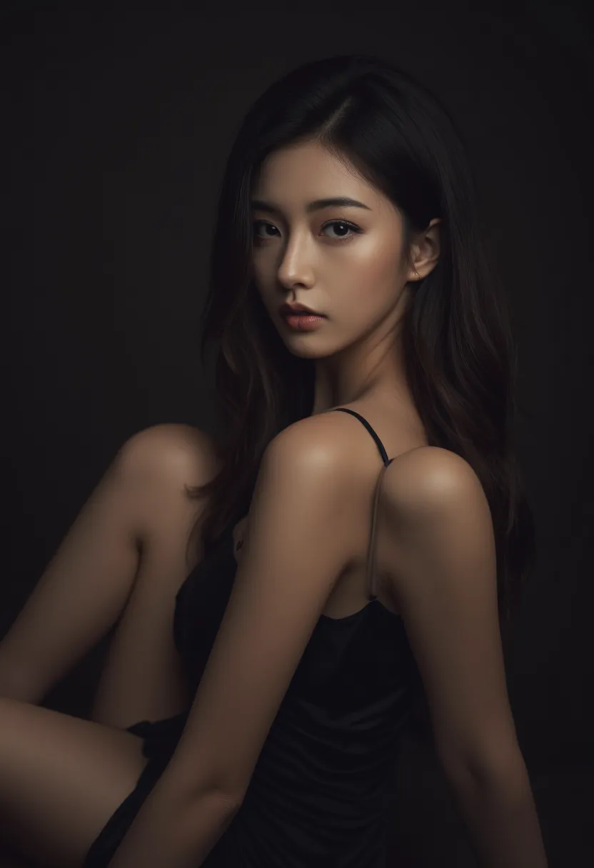 stylist woman, slander legs, korean actress, long legs, detailed face , beautiful eyes,   beautiful lips, cinematic lighting, ph...