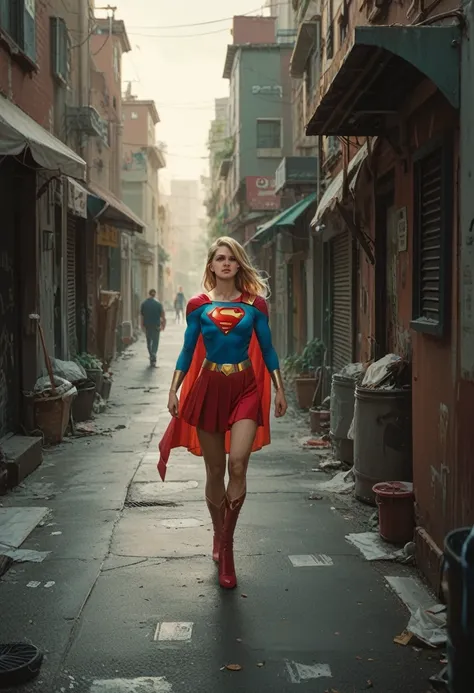 Supergirl Sexed In An Alleyway By Gangsters
